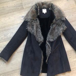 Faux fur coat